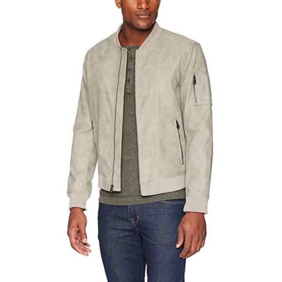 levi's men's faux suede lightweight trucker bomber jacket